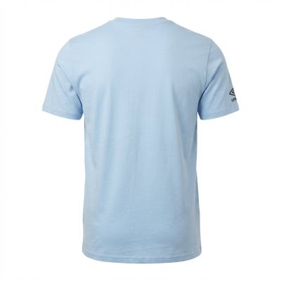 T-SHIRTS UMBRO ORIGINAL HOMME BLEU CIEL COTON